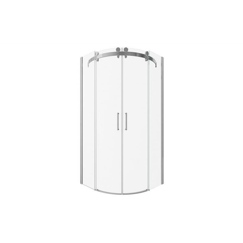 Душевой уголок без поддона хром 90х90x200см Bravat BS090.1202S