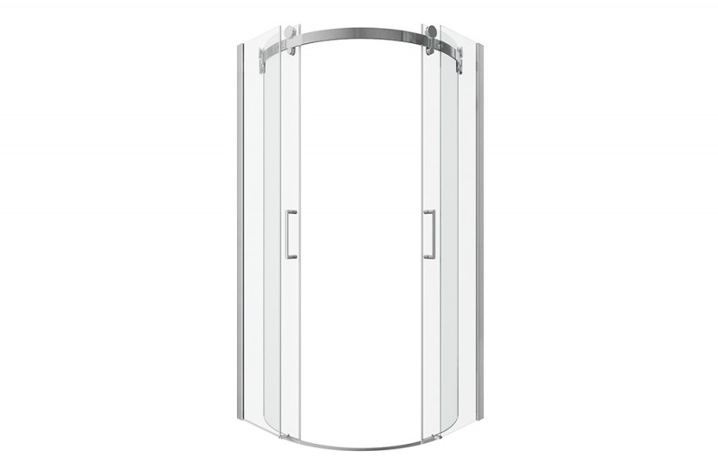Душевой уголок без поддона хром 90х90x200см Bravat BS090.1202S