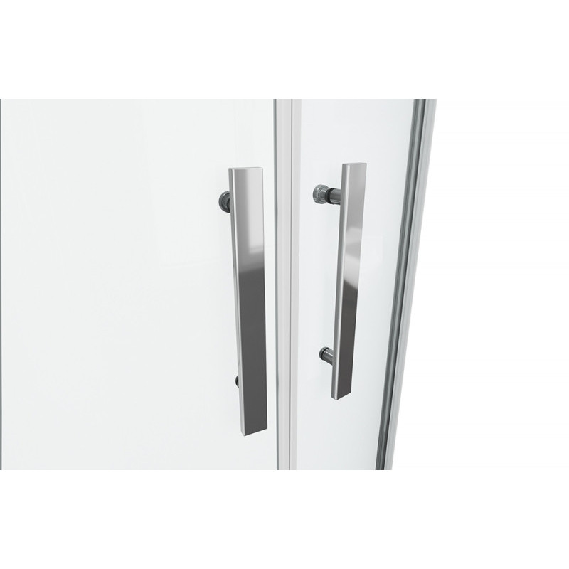 Душевой уголок без поддона хром 90х90x200см Bravat BS090.1203S