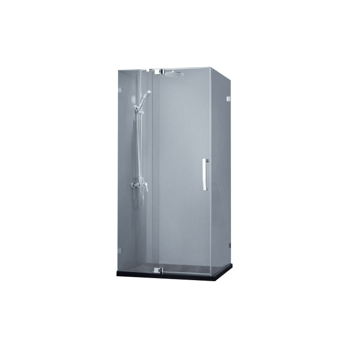 Душевой уголок без поддона хром 120х80x200см Bravat BS120.3111A