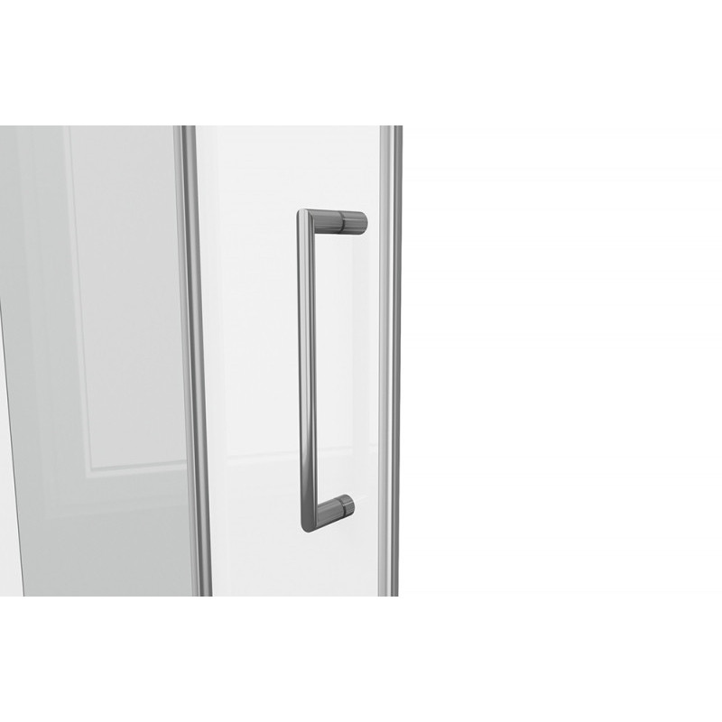 Душевой уголок без поддона хром 120х80x200см Bravat BS120.3101A