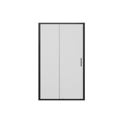 Душевая дверь черная 120x200см Bravat BD120.4101B