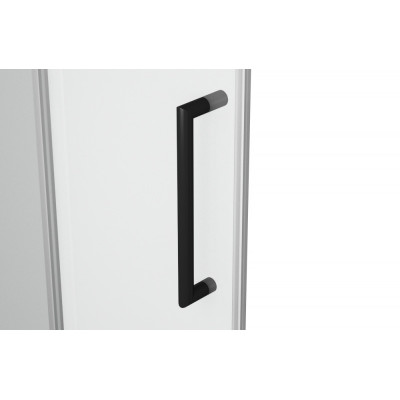 Душевая дверь черная 120x200см Bravat BD120.4101B