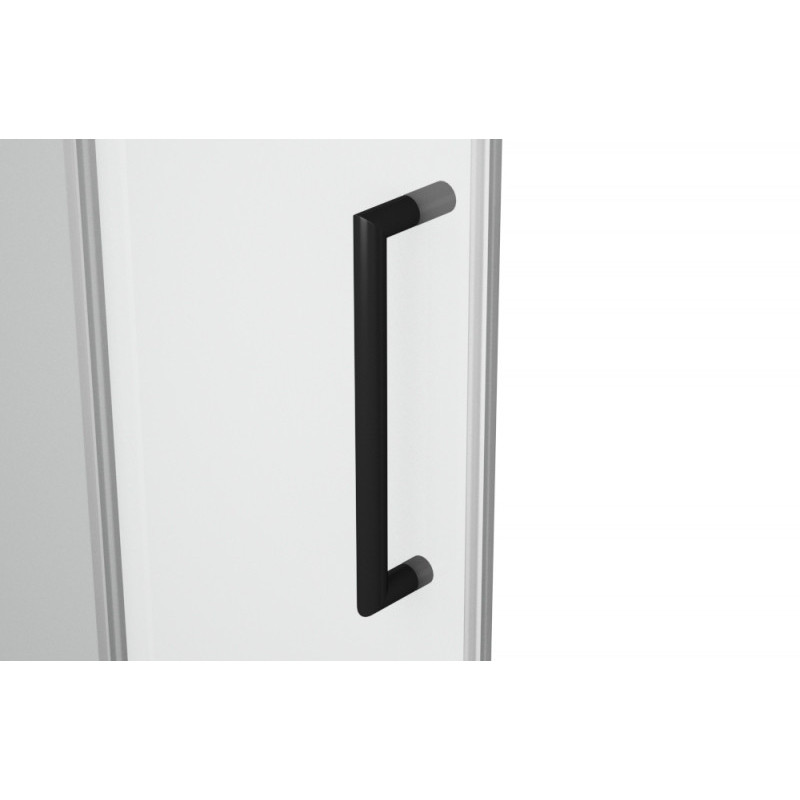 Душевая дверь черная 120x200см Bravat BD120.4101B