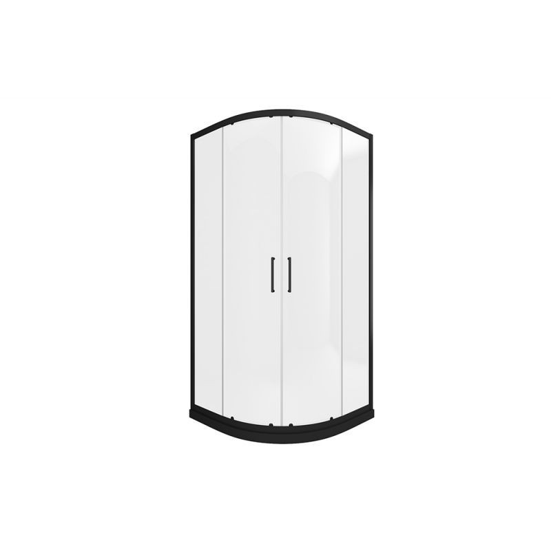 Душевой уголок без поддона черный 90х90x200см Bravat BS090.1201B
