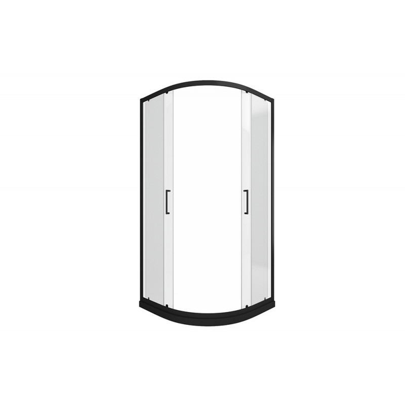Душевой уголок без поддона черный 90х90x200см Bravat BS090.1201B