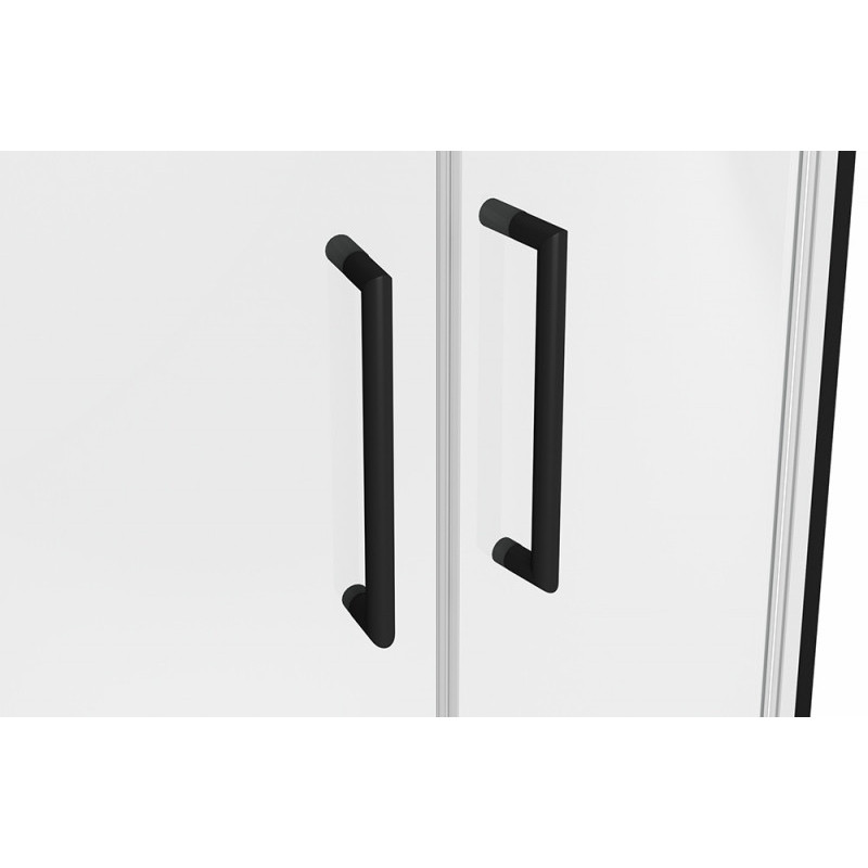 Душевой уголок без поддона черный 90х90x200см Bravat BS090.1201B