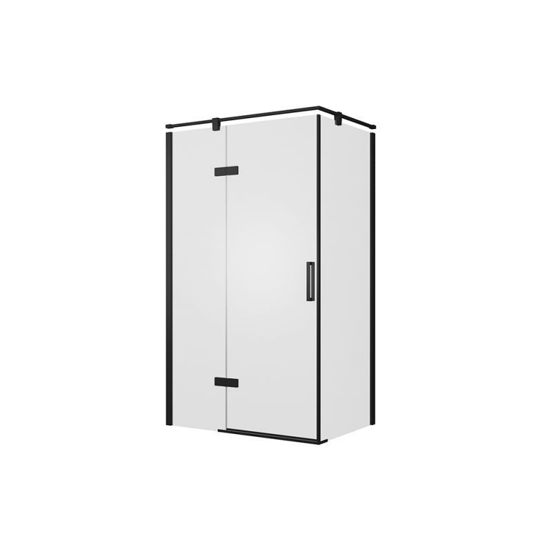 Душевой уголок без поддона черный 120х80x200см Bravat BS120.3112AB
