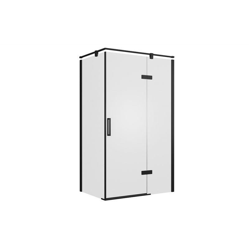 Душевой уголок без поддона черный 120х80x195см Bravat BS120.3113AB