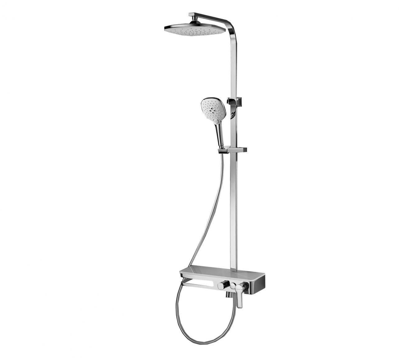 Душевая система хром Bravat F6277312CP-A-ENG