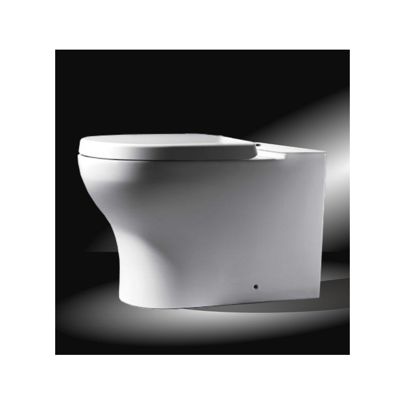 Чаша напольного унитаза 67x37.5x40.5см белая Bravat CX01016UW-PA-RUS