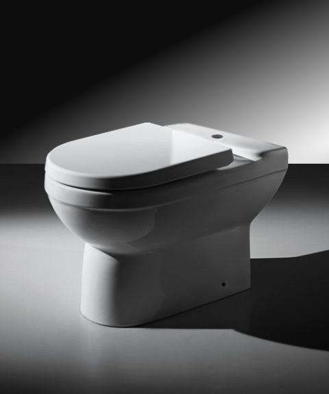 Чаша напольного унитаза 63.5x36.5x39.5см белая Bravat CX01019UW-P-RUS