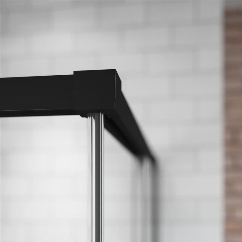Душевой уголок Radaway Idea Black KDD черный/прозрачное