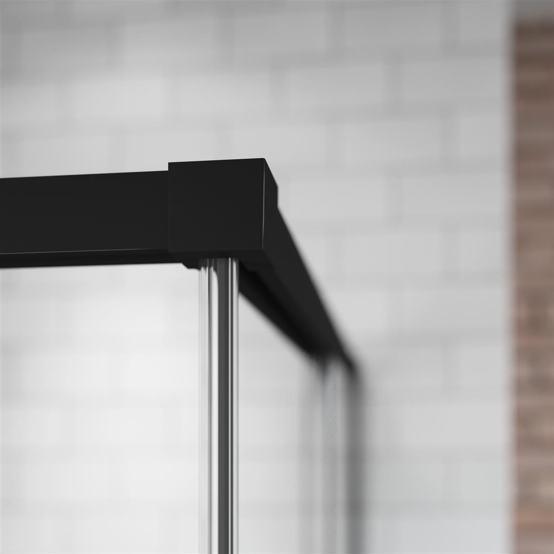 Душевой уголок Radaway Idea Black KDD черный/прозрачное