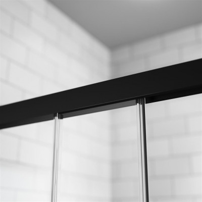 Душевой уголок Radaway Idea Black KDD черный/прозрачное