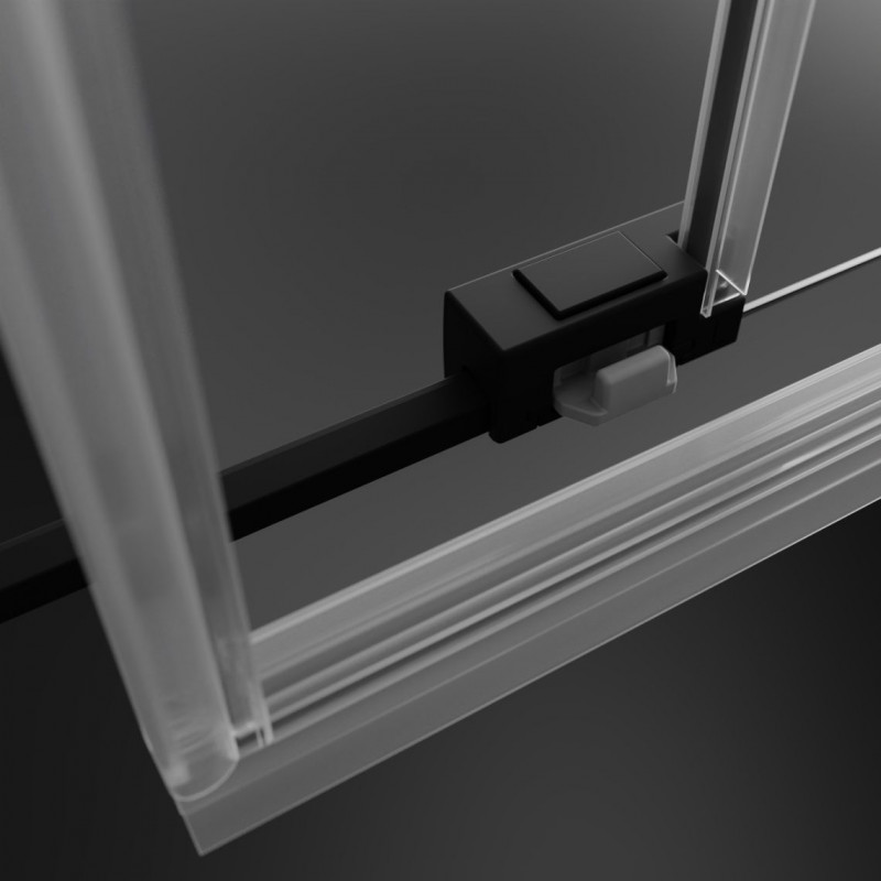 Душевой уголок Radaway Idea Black KDD черный/прозрачное