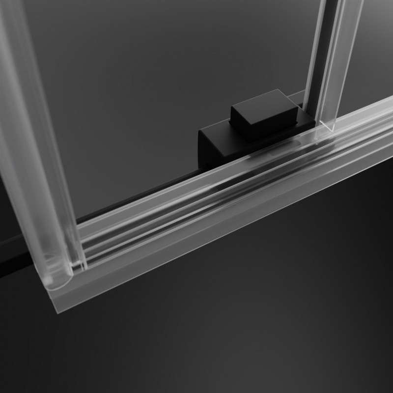 Душевой уголок Radaway Idea Black KDD черный/прозрачное