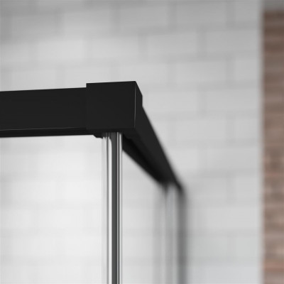 Душевой уголок Radaway Idea Black KDD черный/прозрачное