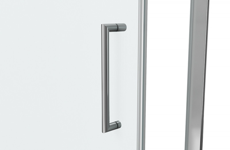Душевая дверь хром 100x200см Bravat BD100.4112A