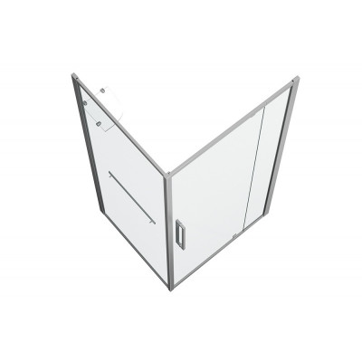 Душевой уголок без поддона хром 90х90x200см Bravat BS090.2116A