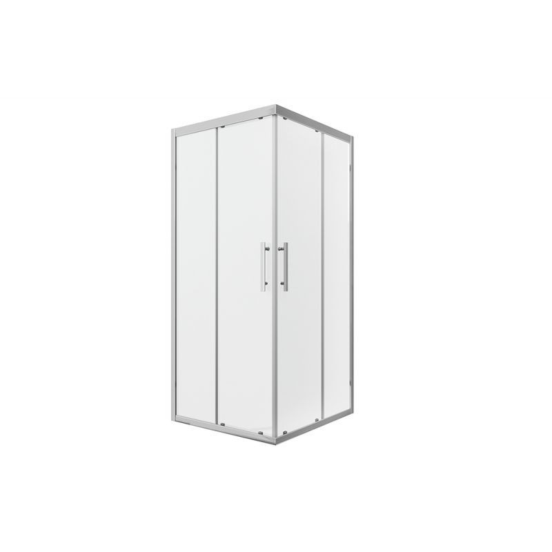 Душевой уголок без поддона хром 90х90x200см Bravat BS090.2204S