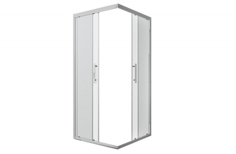 Душевой уголок без поддона хром 90х90x200см Bravat BS090.2204S