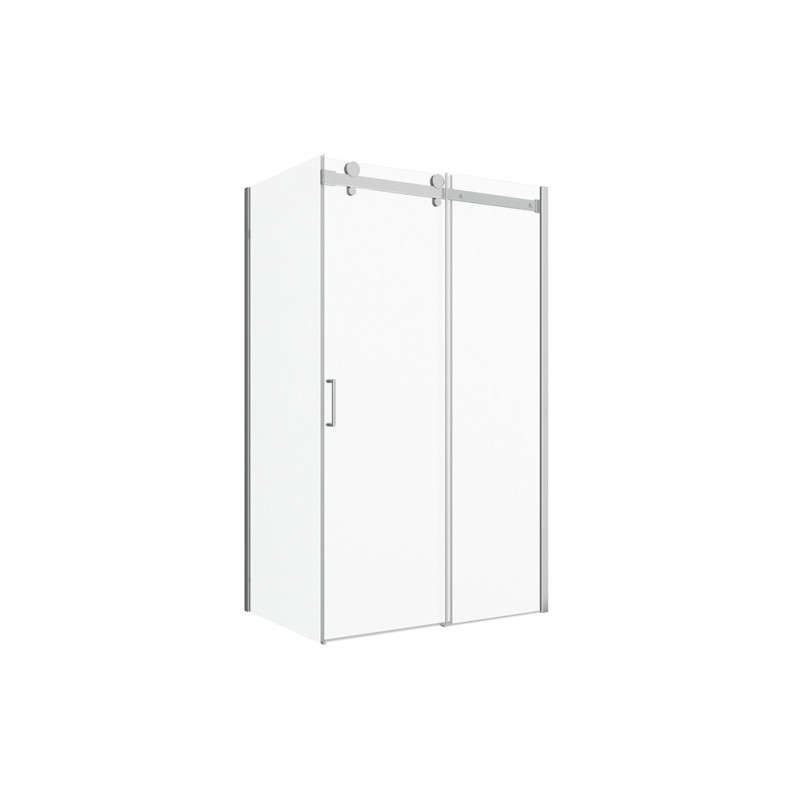 Душевой уголок без поддона хром 120х80x200см Bravat BS120.3102S