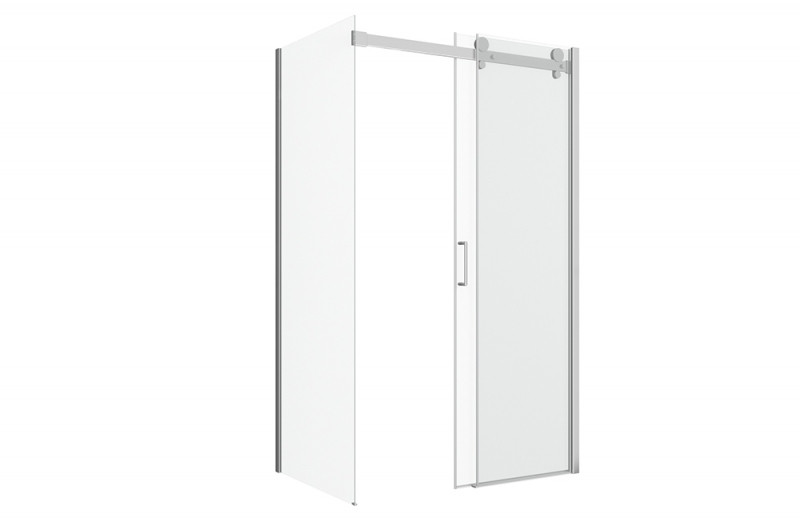 Душевой уголок без поддона хром 120х80x200см Bravat BS120.3102S