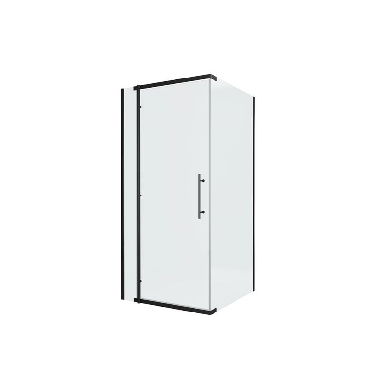 Душевой уголок без поддона черный 90х90x195см Bravat BS090.3113A