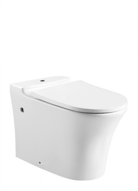 Чаша напольного унитаза 64x38x44см белая Bravat CX21214UW-P-ENG