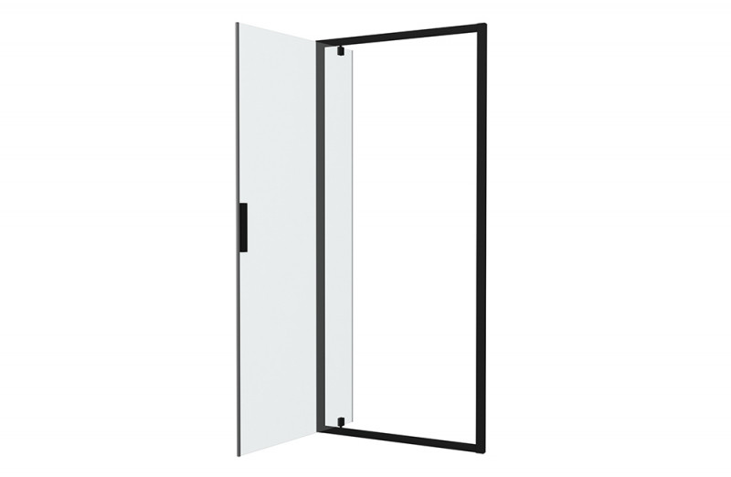 Душевая дверь черная 90x200см Bravat BD100.4111B
