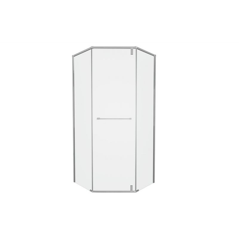 Душевой уголок без поддона хром 90х90x200см Bravat BS090.6112S