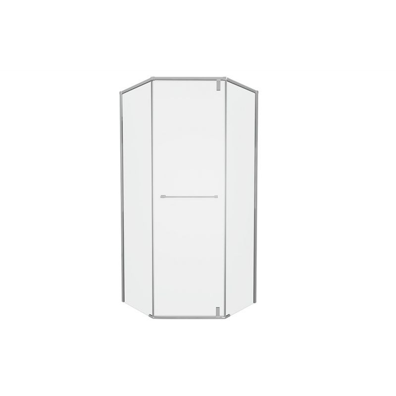Душевой уголок без поддона хром 90х90x200см Bravat BS090.6112S
