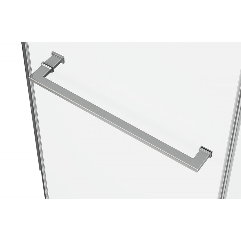 Душевой уголок без поддона хром 90х90x200см Bravat BS090.6112S