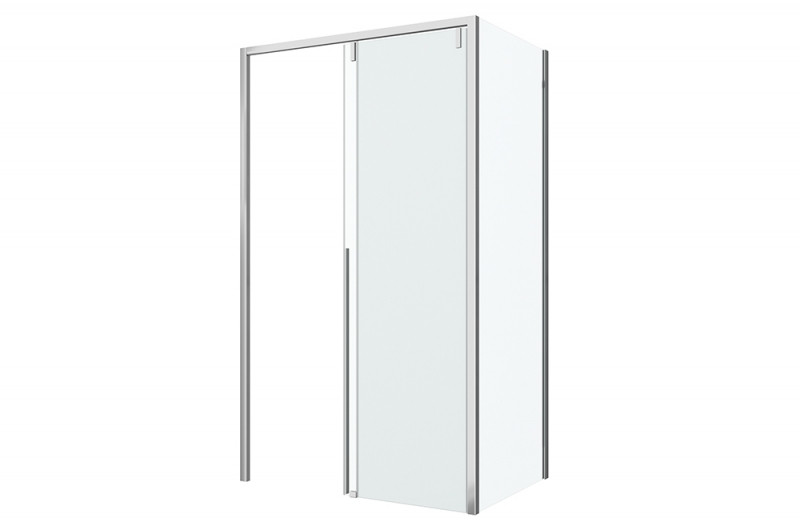 Душевой уголок без поддона хром 120х80x195см Bravat BS120.3104A