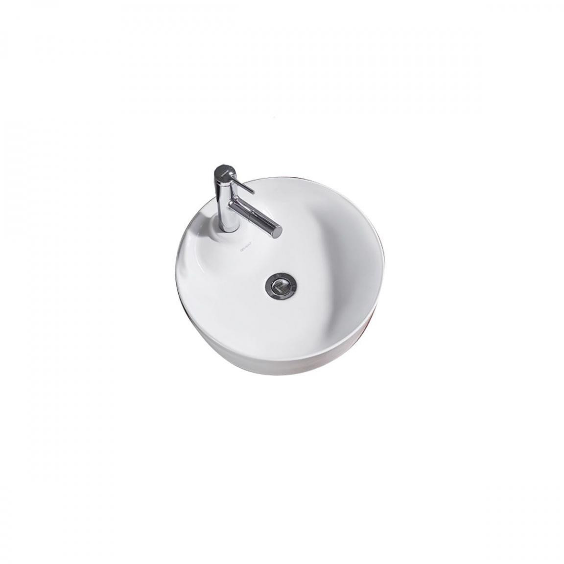 Накладная раковина белая 44х13.5см Bravat C22239W-1-ENG