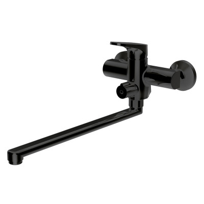 Смеситель для ванны черный Bravat F6191238BM-01L-RUS
