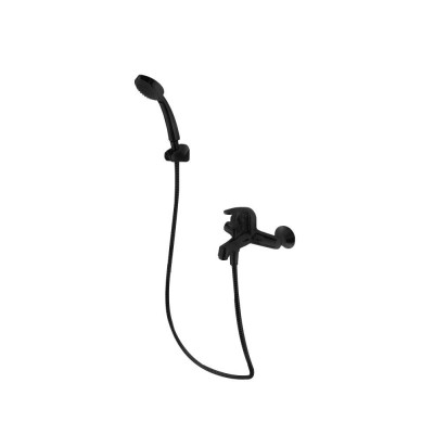 Смеситель для ванны с ручным душем черный Bravat F6135188BM-B-RUS