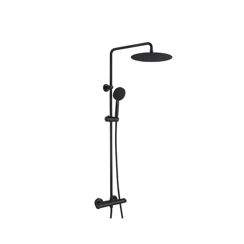Душевая система черная Bravat F939114BM-A2-RUS