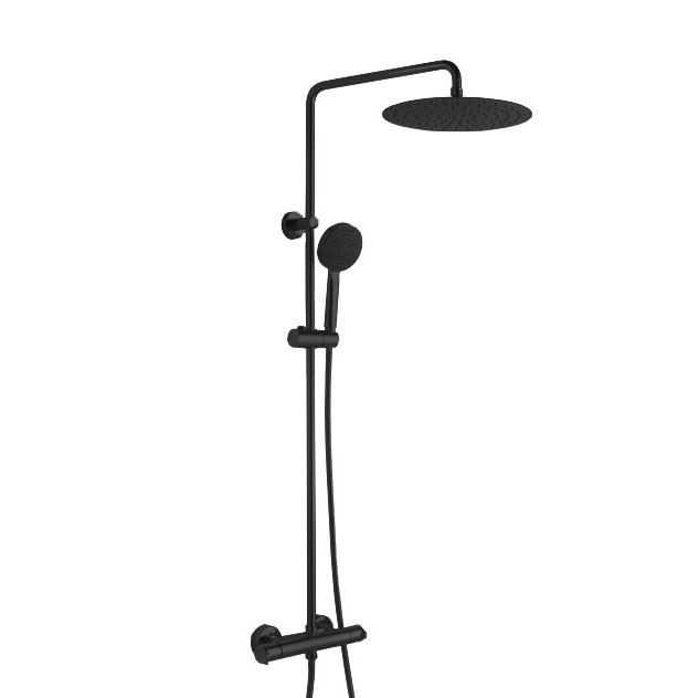 Душевая система черная Bravat F939114BM-A2-RUS