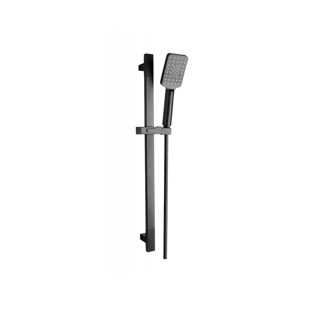 Душевая штанга черная Bravat D170BW-ENG
