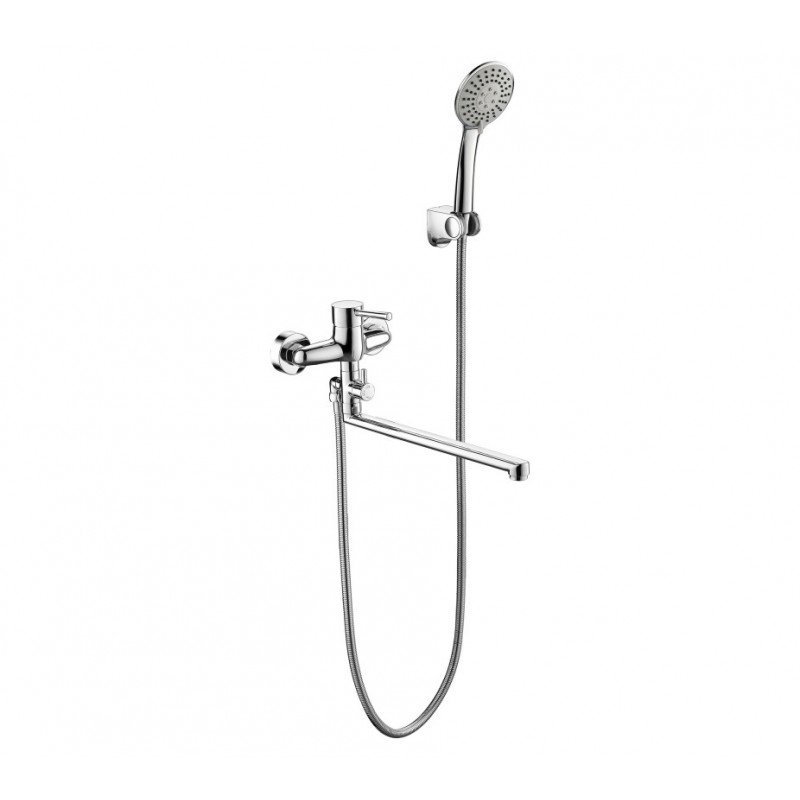 Смеситель для ванны с ручным душем хром Bravat F6332366CP-01L-RUS