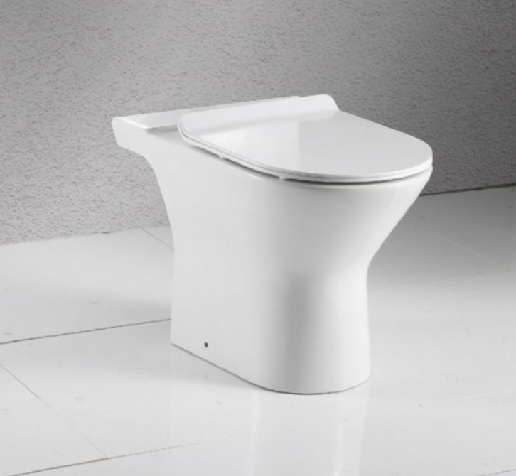 Чаша напольного унитаза 63x36.5x42.5см белая Bravat CX21206UW-P-RUS