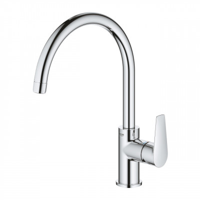 Смеситель однорычажный для мойки Grohe BauEdge, хром