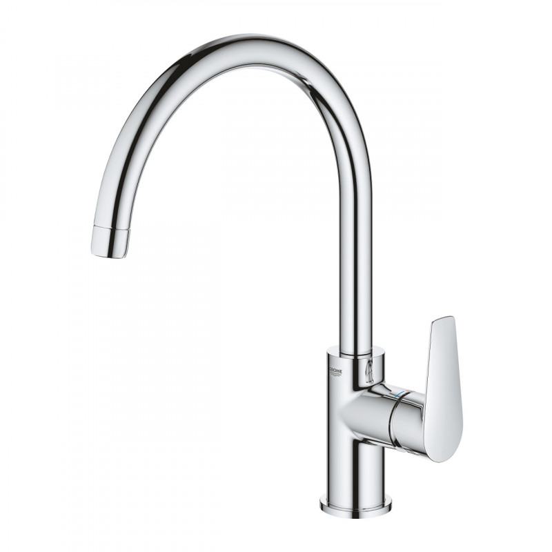 Смеситель однорычажный для мойки Grohe BauEdge, хром