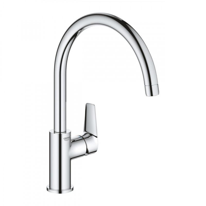Смеситель однорычажный для мойки Grohe BauEdge, хром