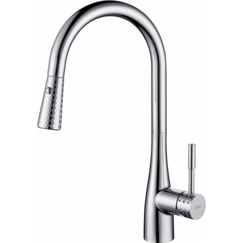 Смеситель для кухни хром D&K Rhein DA1462501C