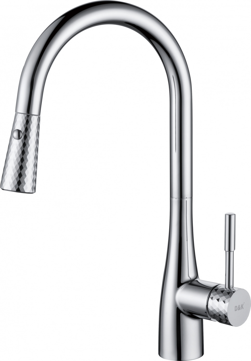 Смеситель для кухни хром D&K Rhein DA1462501C