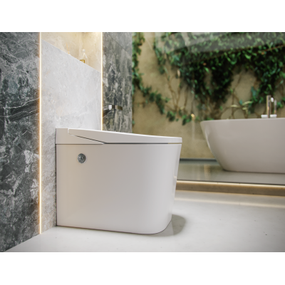 Унитаз напольный безободковый Swiss Aqua Technologies SATOFSHFS2