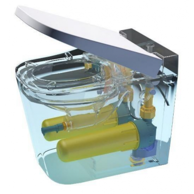 Унитаз напольный безободковый Swiss Aqua Technologies SATOFSHFS2